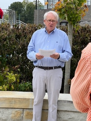 Chattanooga lawyer Sam Elliot speaks at the Ed Johnson Memorial in Chattanooga
