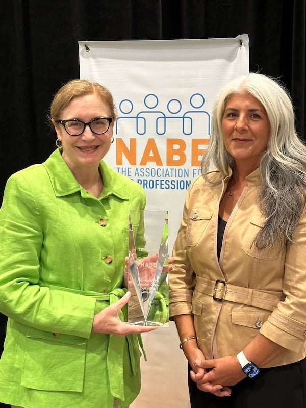 TBA Executive Director accepts NABE Award on Aug. 1, 2024