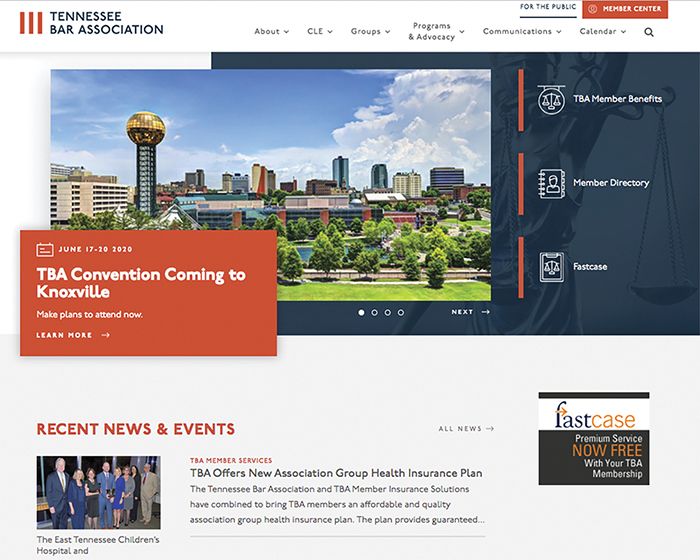TBA website preview