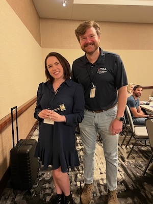 Judge Alex McVeagh and Alyssa Fox