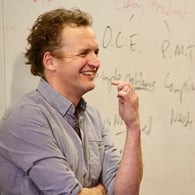 Ben Barton in classroom