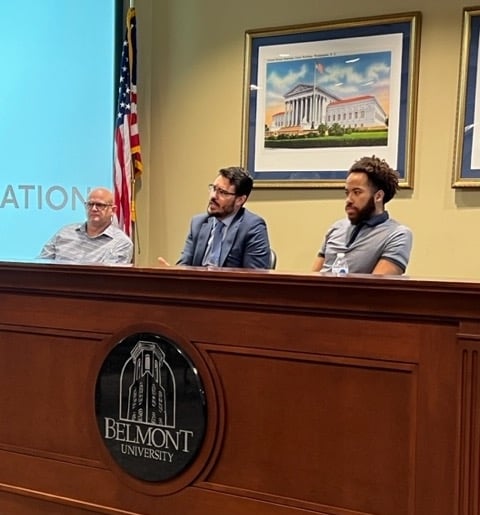 TBA YLD members speak to Belmont Law School students