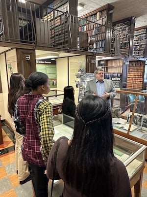 Tennessee Court of Appeals Judge Andy Bennett with students from the TBA YLD's Diversity Law Week in Nashville