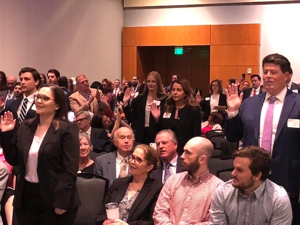New lawyers take oath of office at Nashville ceremony November 2023