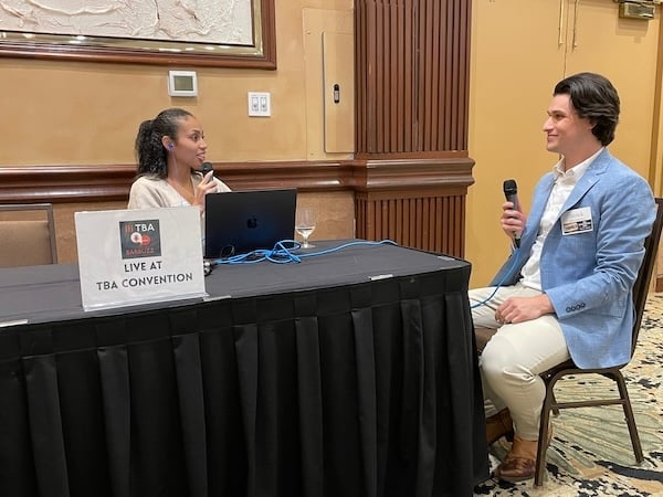 The TBA BarBuzz podcast was recording live from the Tech Showcase today!