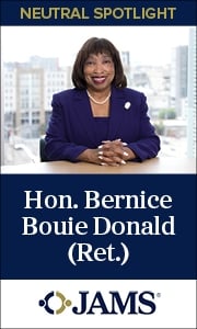 JAMS ad for Bernice Donald